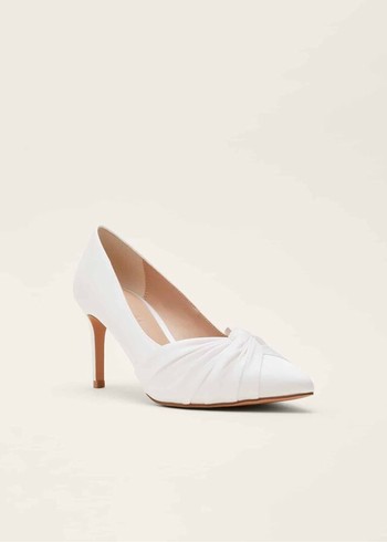 Phase Eight Kendal Court Heels White Australia | FK1046259